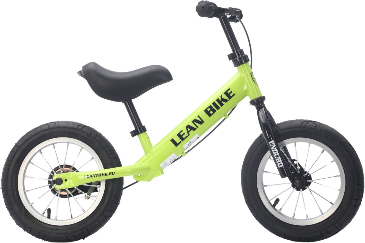 Enduro Loopfiets Duwfiets Neon Groen
