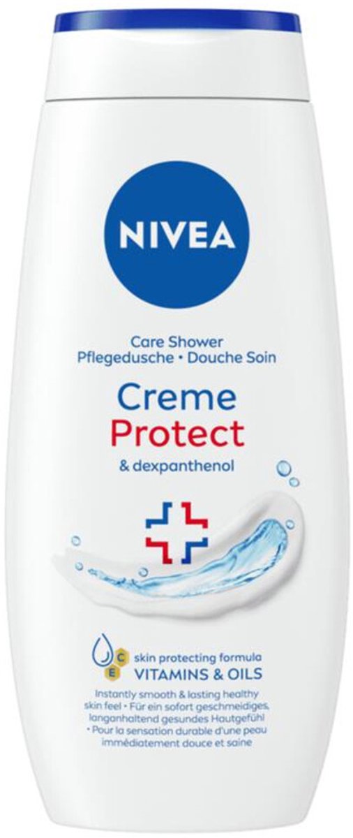 NIVEA Douchegel Creme Protect - 24 x 250 ml - Voordeelverpakking