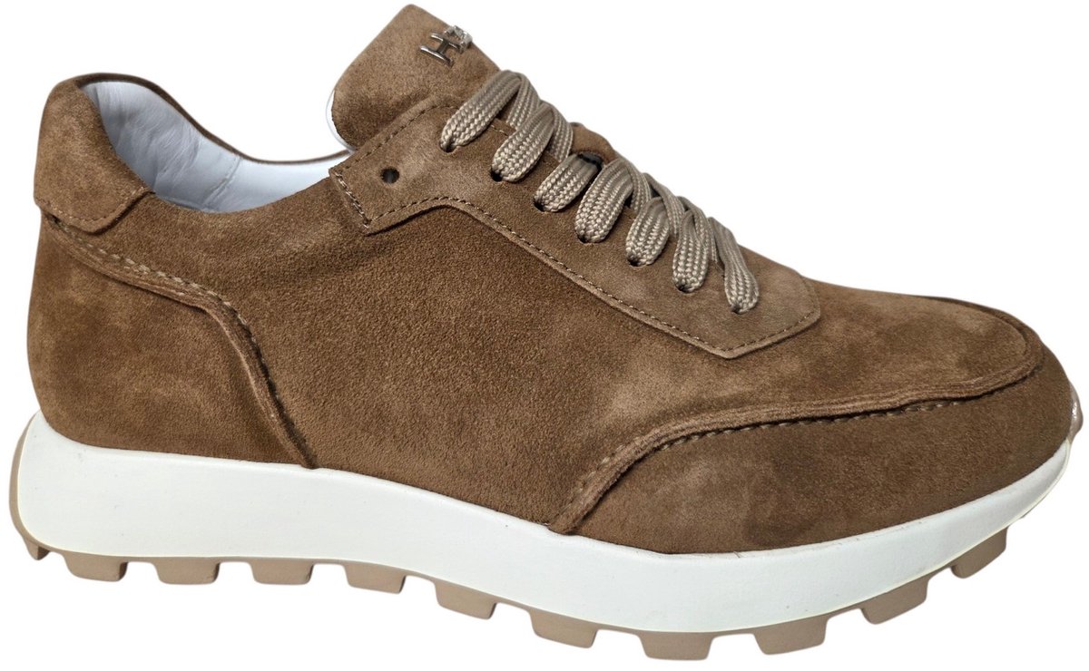 H32 Riccardo Sigaro Suede Sneakers Bruin Suede Heren - Bruin - 42