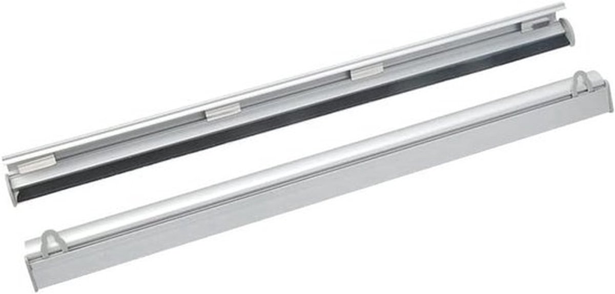 Aluminium Vouwframe voor Posters - Multifunctionele Posterhouder met Gids en Klemrail (100 cm)