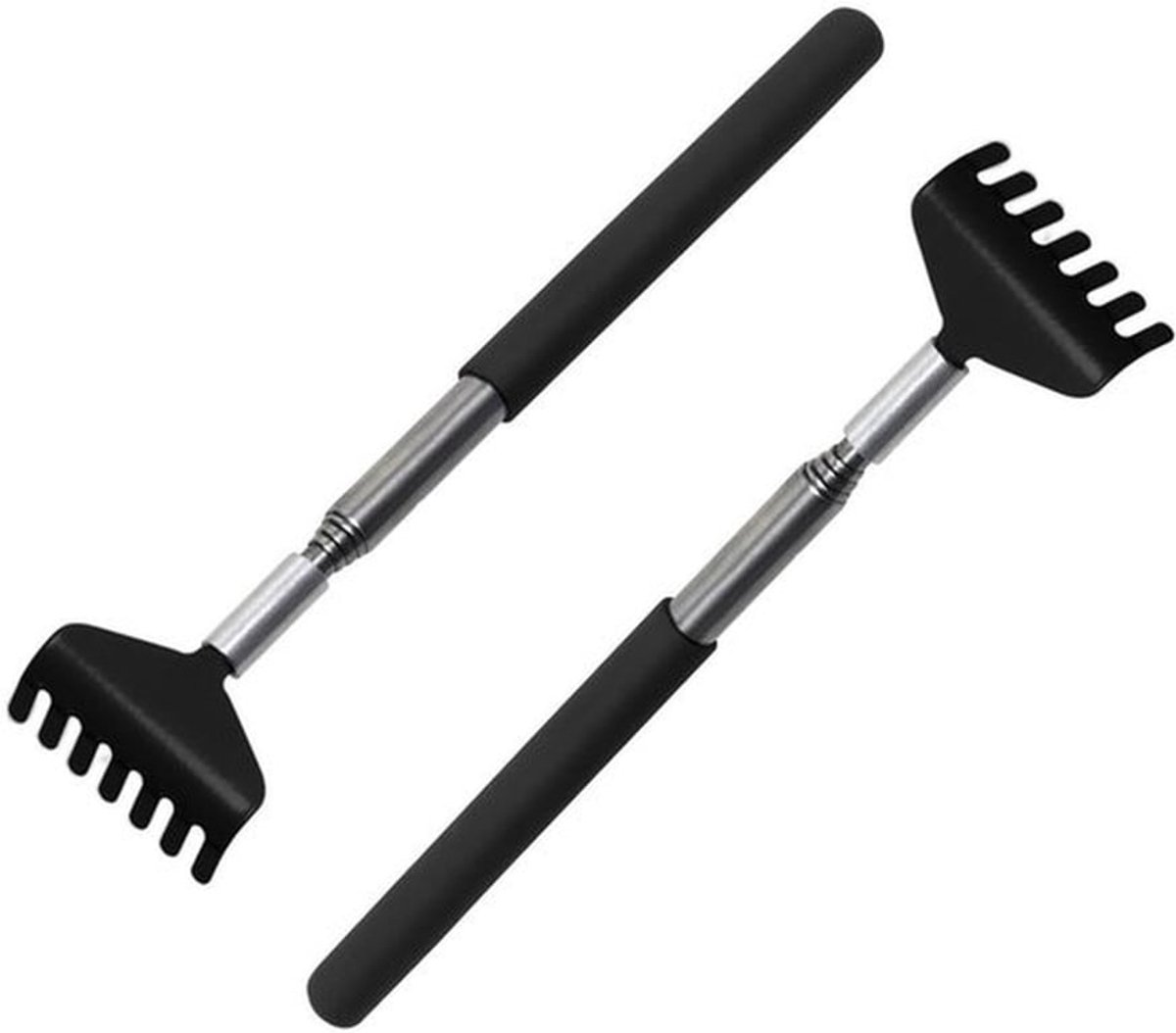 Rugkrabber telescopisch 20-68 cm - Roestvrij Staal - Ergonomisch Design - Duurzaam - Comfortabele Massage - Multifunctioneel - Jeukkrabber
