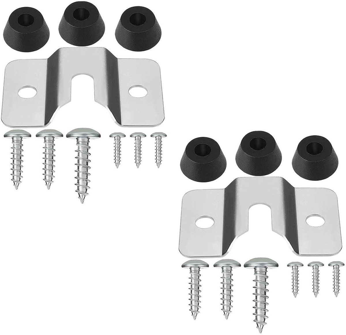 Solidchoice - Set van 2 Dartbord Wandhouders voor Stalen Dartborden
