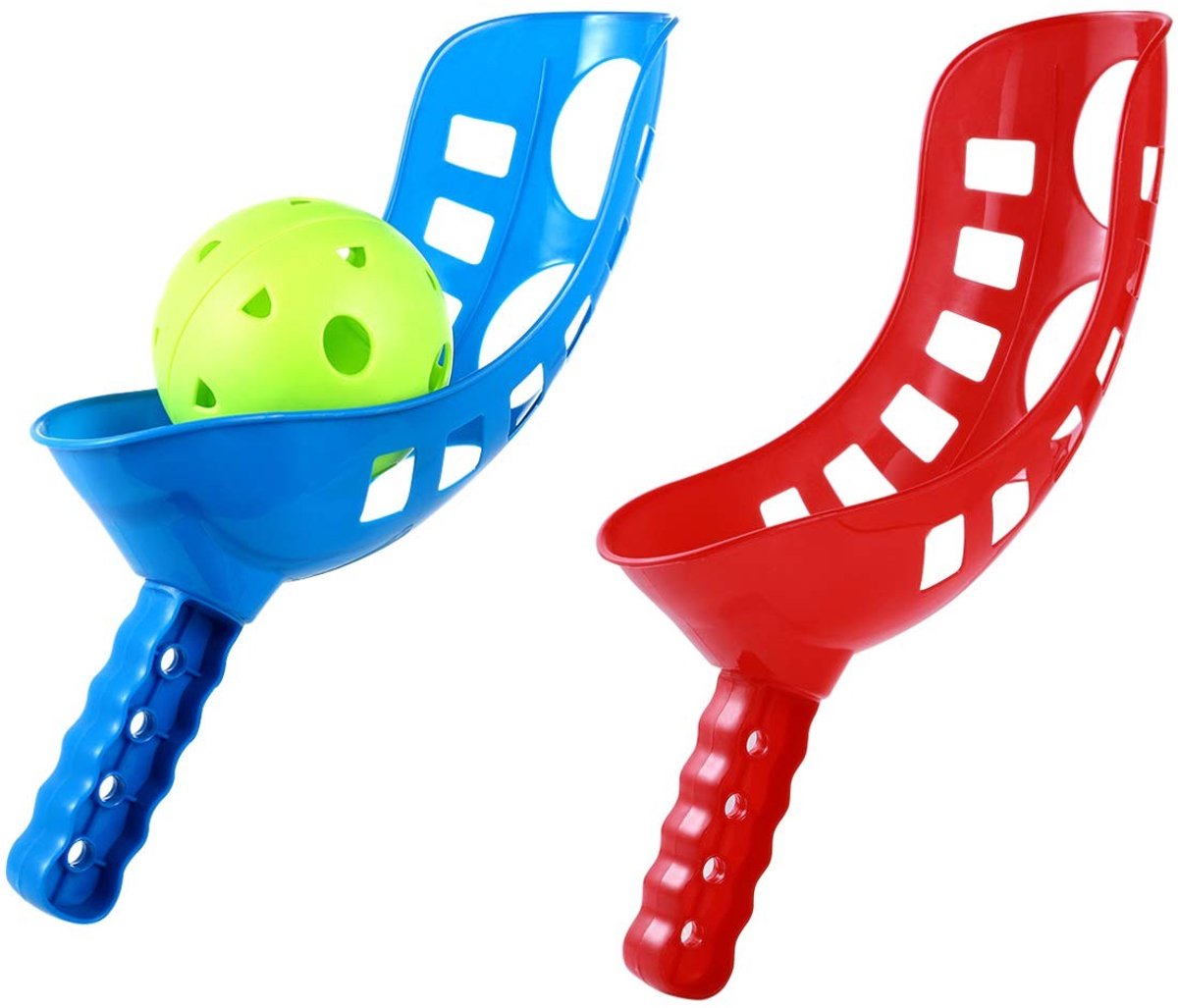 Solidchoice - Scoop en Toss Spelset voor Buitenactiviteiten met Bal