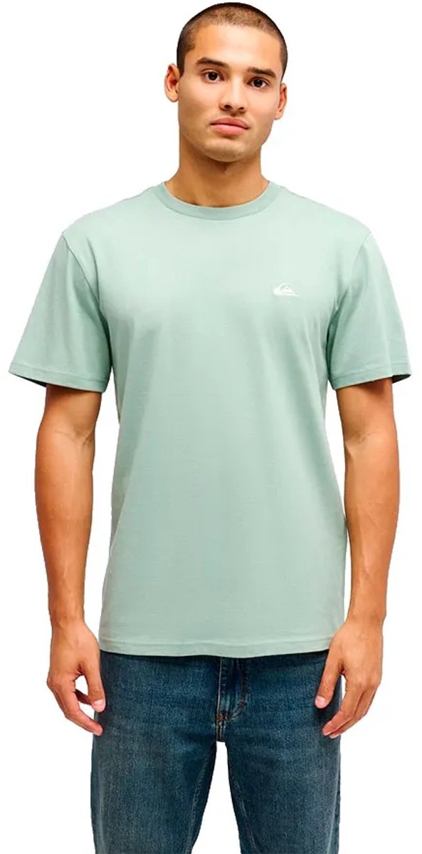 Quiksilver Basic T-shirt Met Korte Mouwen XL Man Groen