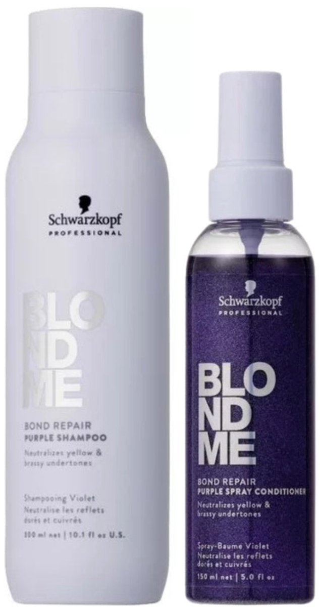 Schwarzkopf - BLONDME Purple Toning Set - 300+150ml