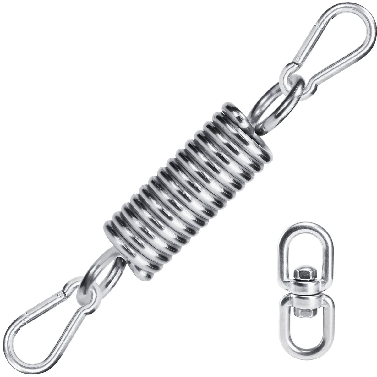 Solidchoice - Hammock Chair met 360° Draaibare Haak en Carabiners