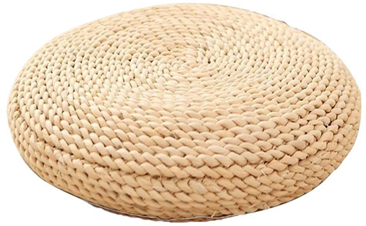 Solidchoice - Ronde Stro Cushion voor Yoga en Meditatie