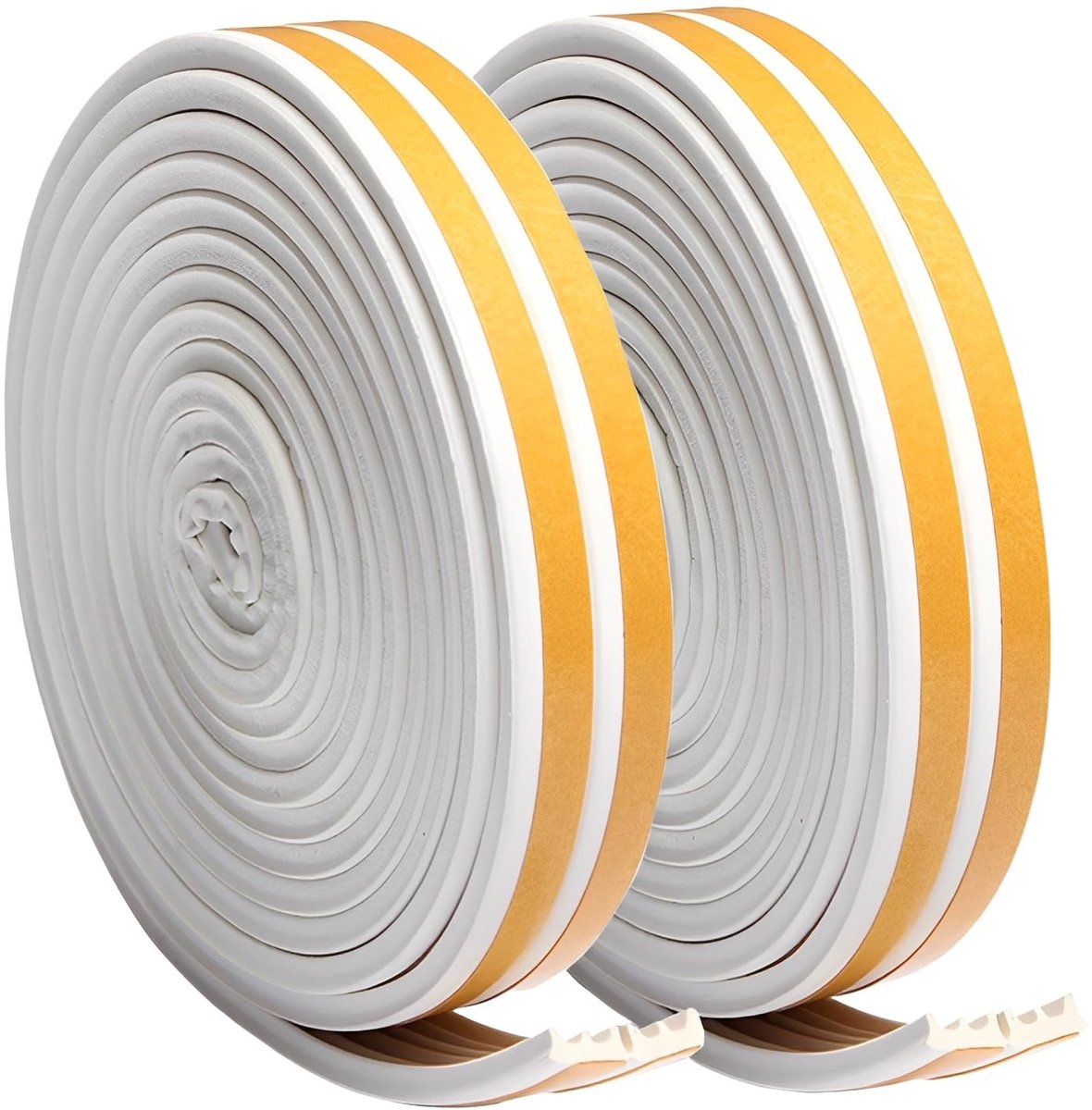 Solidchoice - Weather Strip Tape - Zelfklevend Rubber E-Type Isolatie voor Deuren en Vensters