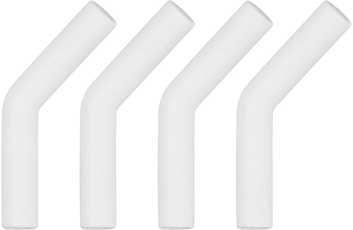 Solidchoice - 4 Stuks Silicone Rietjes Tips voor Metaal Rietjes