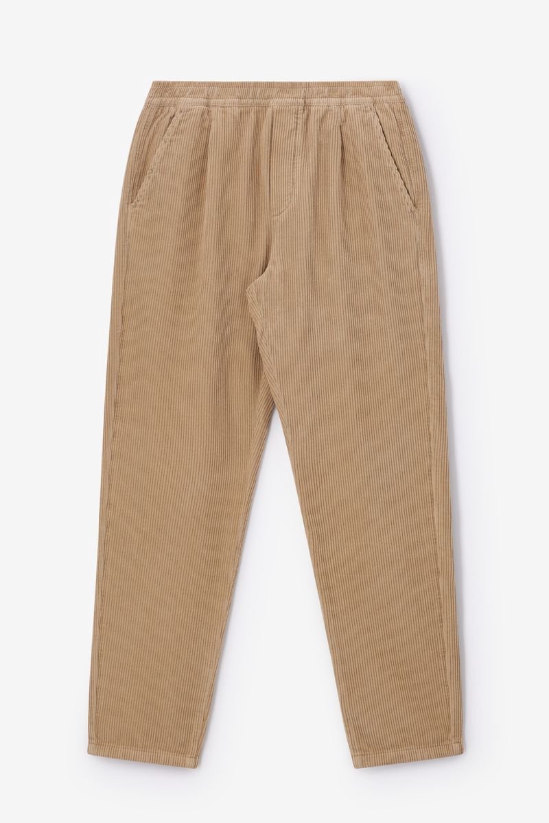 Sissy-Boy - Beige corduroy mid-rise broek