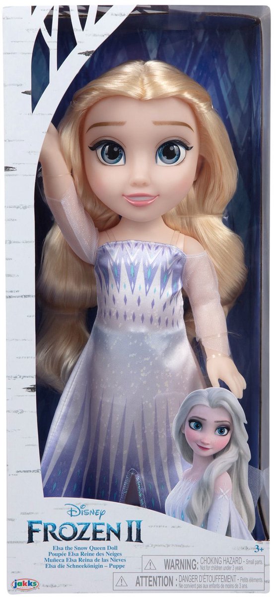 Frozen pop Elsa sneeuw koningin 38 cm speelgoedpop voor kinderen.