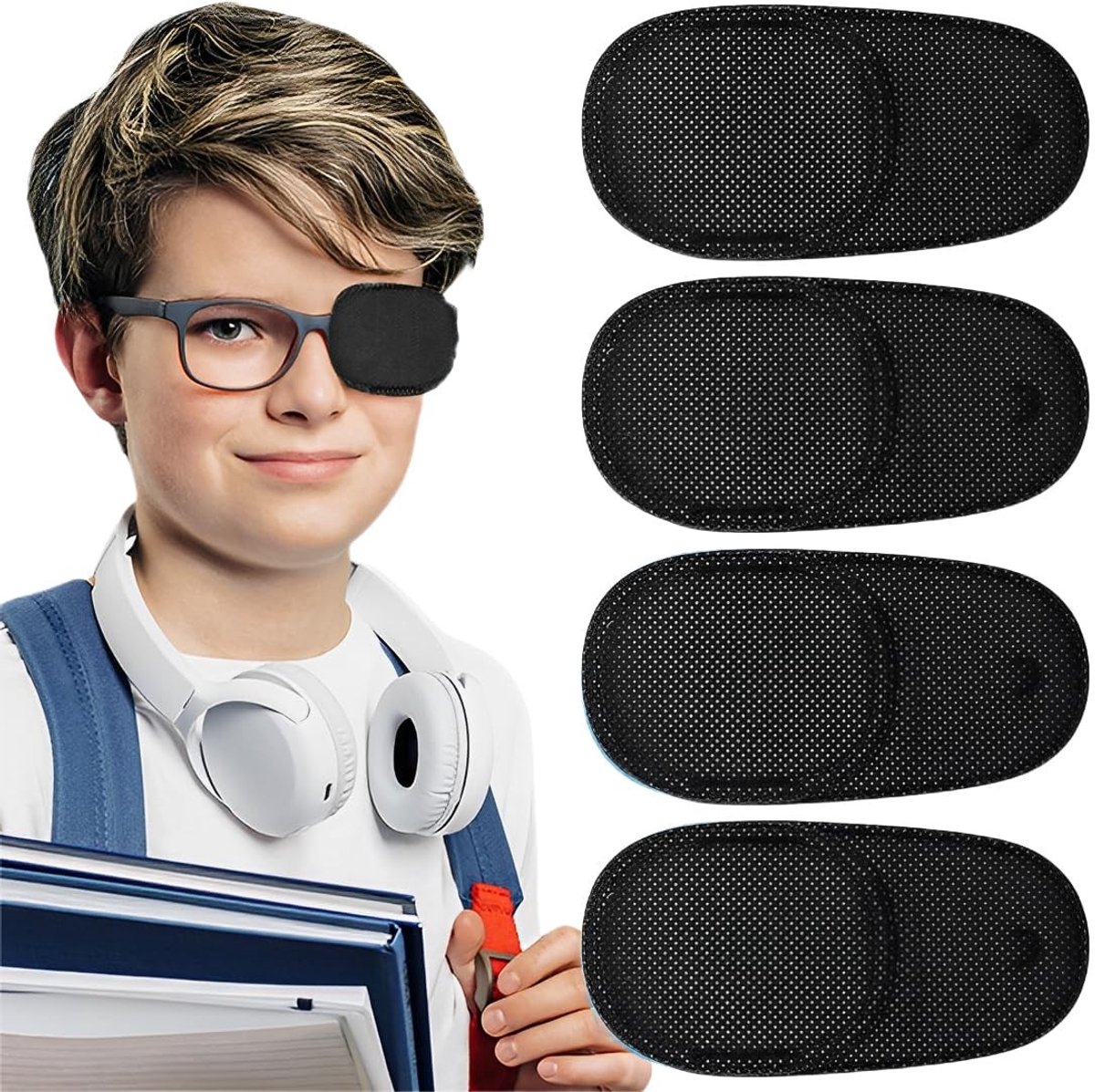 Solidchoice - Set van 4 Oogpleisters voor Bril