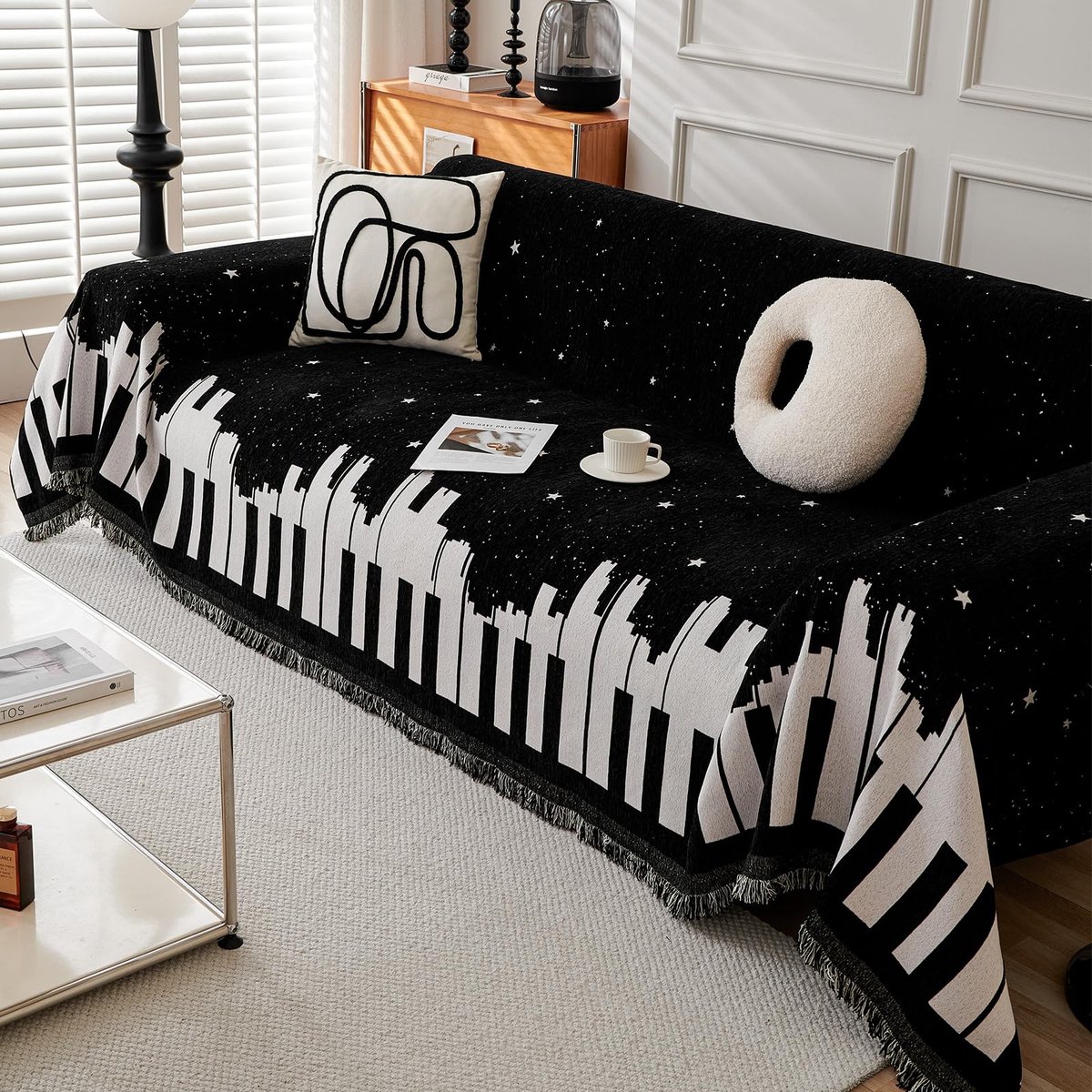 Solidchoice - Omkeerbare Chenille Omslagdeken voor Bank en Bed