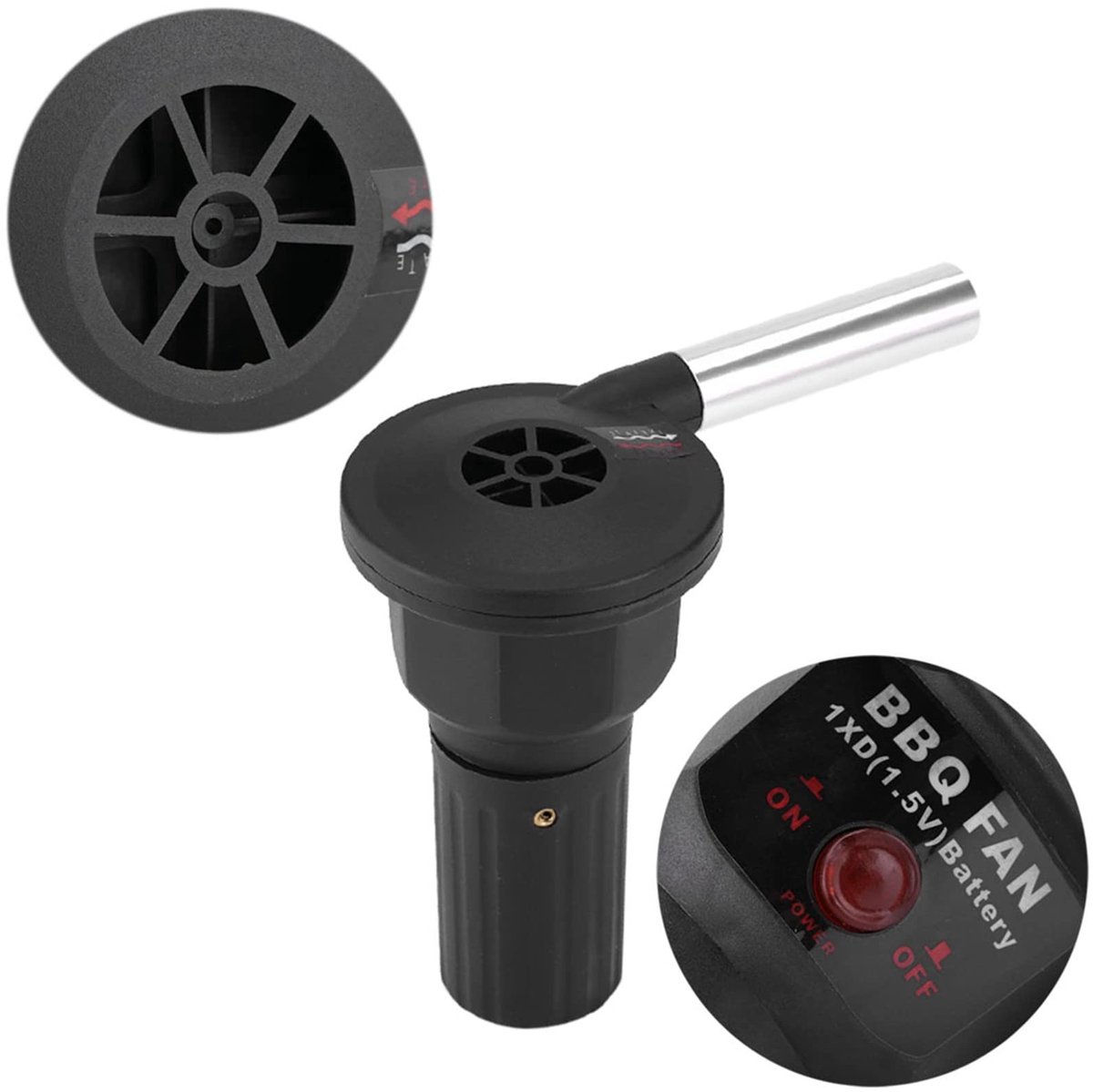 Solidchoice - Draagbare Elektrische Barbecue Ventilator