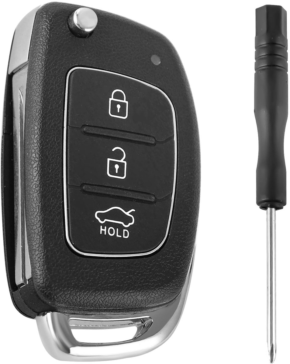 Solidchoice - Universele Sleutelbehuizing voor Auto met 3 Knoppen
