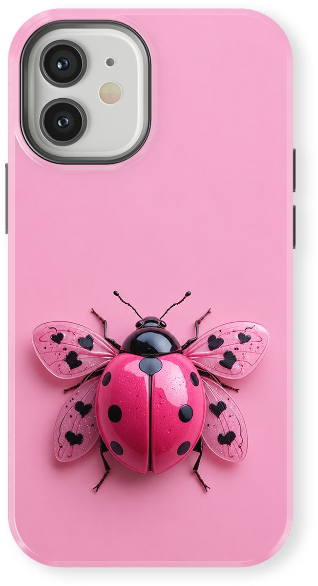DripCase - Bugs Life Backcover met Mag geschikt voor iPhone 12 - Lovebug