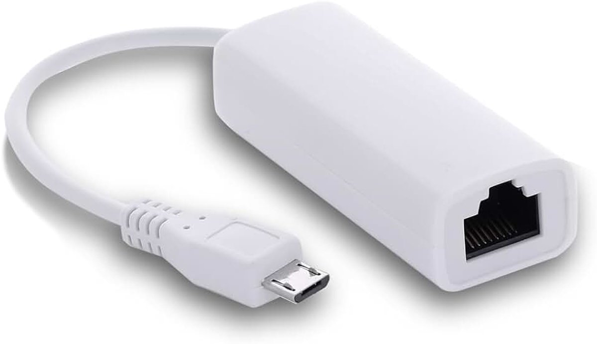 Micro USB-Mannetje naar Ethernet RJ45, 10/100Mb Netwerkkaart