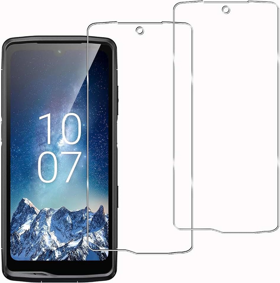 Schermbeschermers voor Crosscall Stellar M6, ultrabestendig, 9H hardheid, HD schermbeschermer, krasbestendig, bubbelvrij