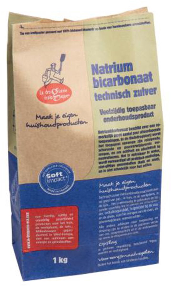 La Droguerie écologique Natriumbicarbonaat (Zuiveringszout) - 4-pack