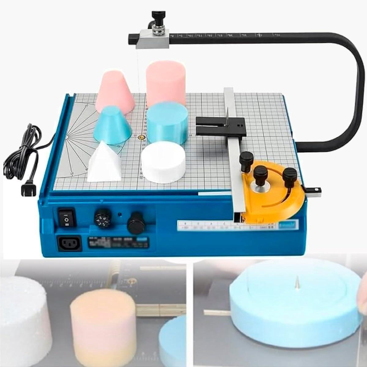 Elektrische Schuimsnijder - Hete Draad Snijder - Nauwkeurig Schuim Snijden - Snelle Opwarmfunctie - 14 cm Snijhoogte - Zwart