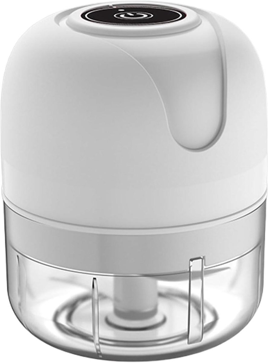 Keuken Machine - Mini Hakker - Snel Ingrediënten Snijden - USB Oplaadbaar Draadloos - 250 ml Capaciteit - Wit