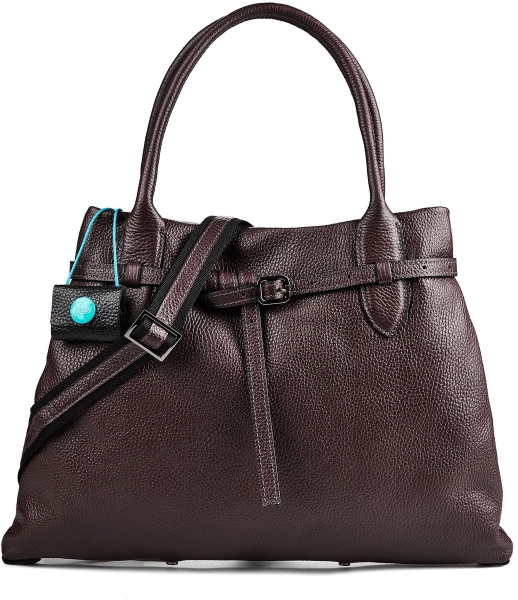 Gabs Elif Schoudertas Leder 43 cm - Dames - moka