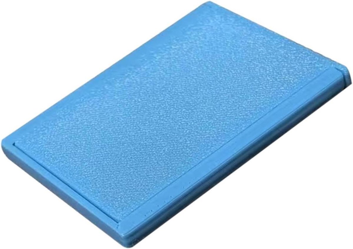 Geheugenkaarthoes - Kaarthouder Opslag - Digitale Media Beschermen - Schokbestendige Constructie - 6 x 4 x 1 cm - Blauw