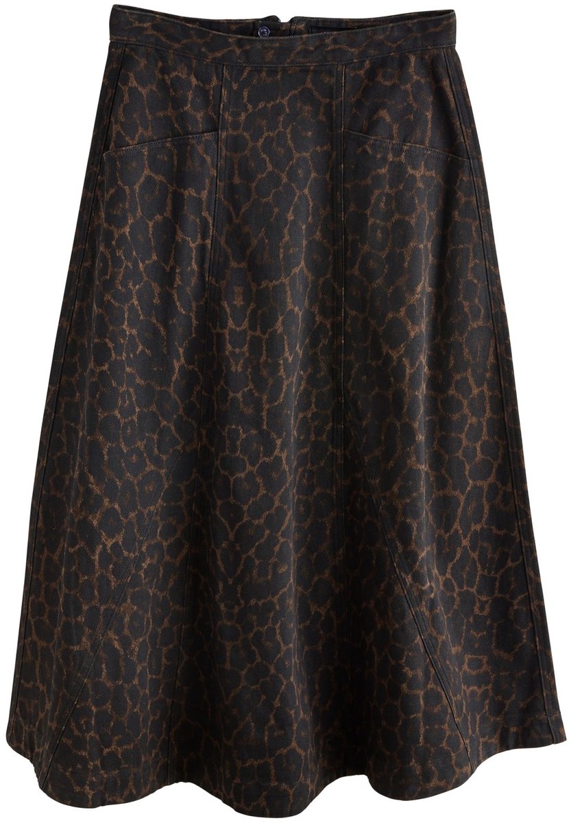 Next - Dames - Denim lange rok - Zwart