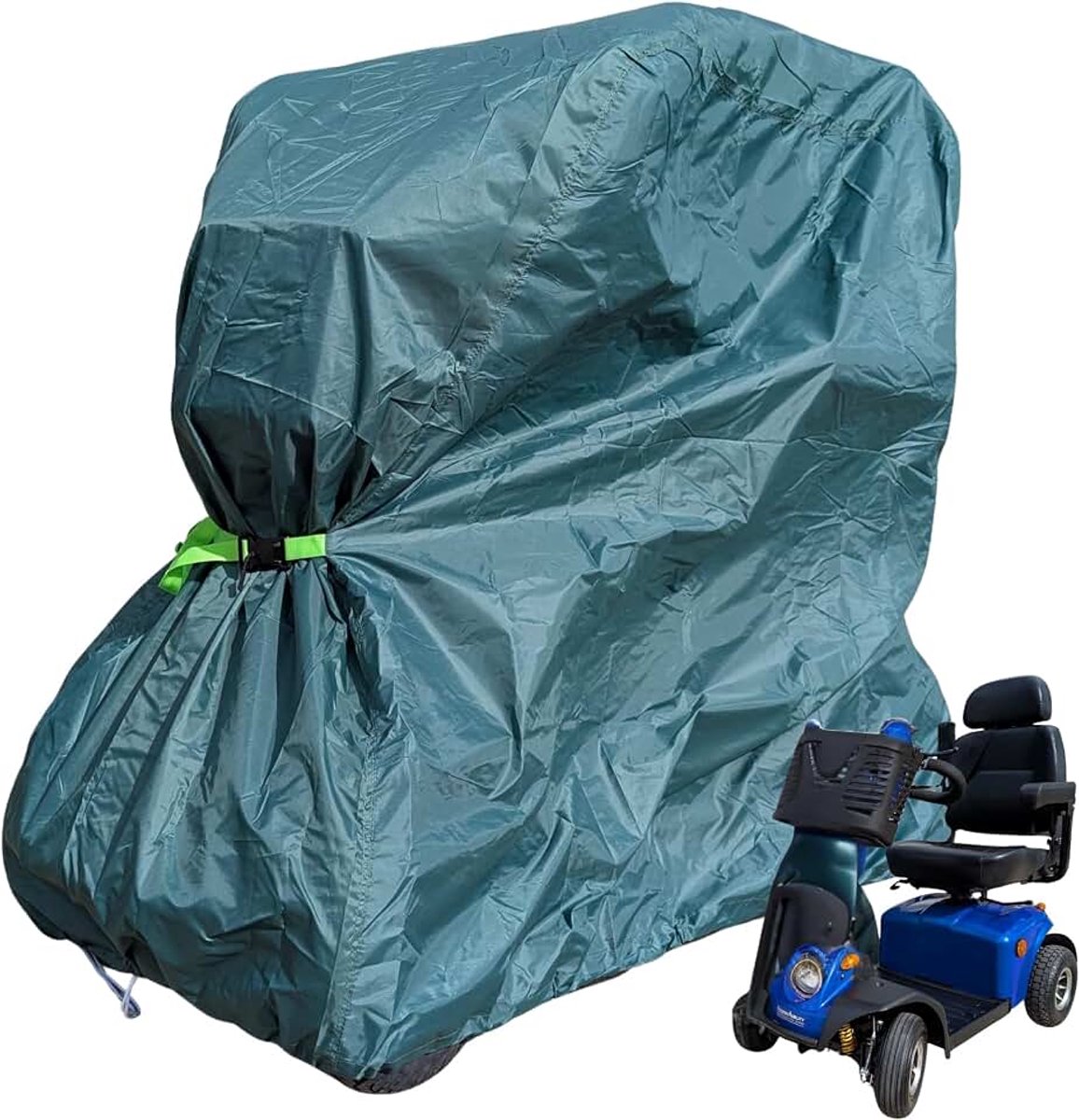Scootmobiel Hoes Groot 147x71x140cm – Magnetische Clips Weerbestendige Bescherming voor Scooters & Rolstoelen van Speedwellstar