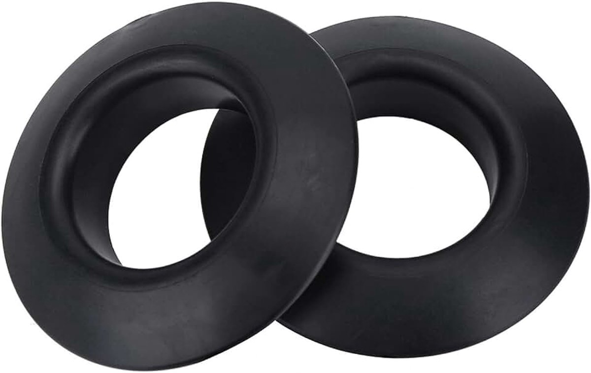 4 stuks peddels druppelringen, universele rubberen kajak peddel druppelringen, sterke zwarte kajak peddel accessoires, voor de meeste kajak kano peddels