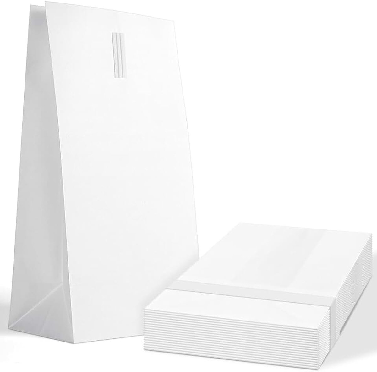 Spuugzak van kraftpapier, 18 stuks, wegwerp-spuugzakken met afsluitbare metalen gesp, zakken voor ziekten op autoritten, voor zwangere vrouwen, kinderen en volwassenen