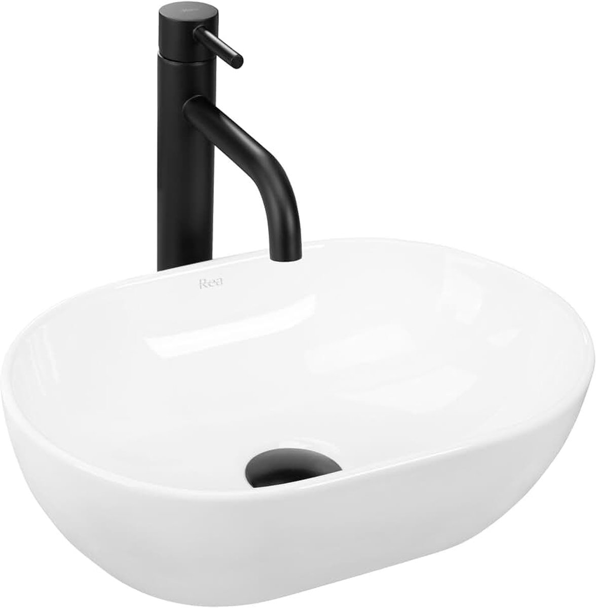 U3322, Wastafel op aanrecht AMELIA MINI, White
