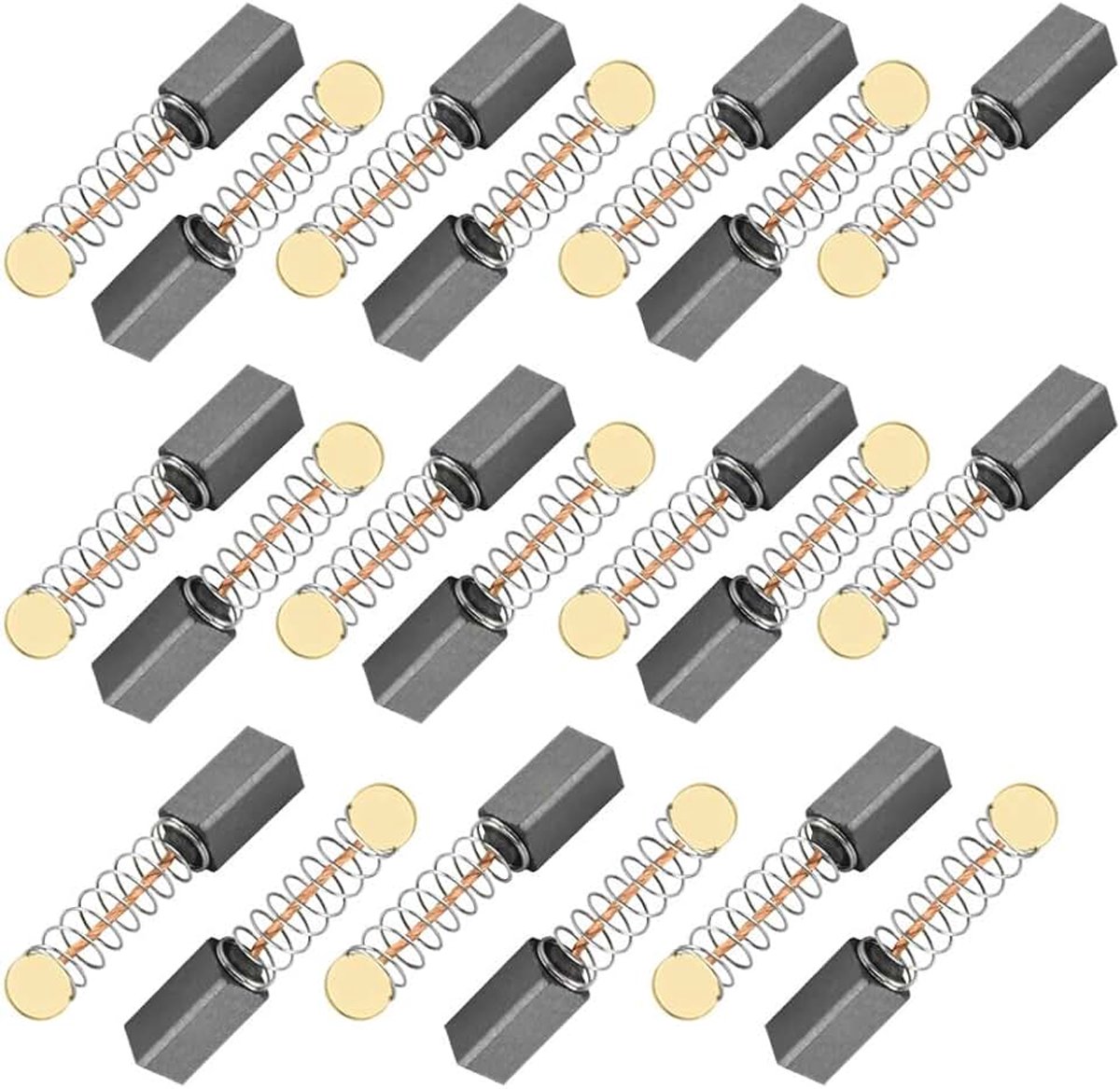 20 stuks koolborstels motorkolen 5 x 5 x 11mm universele koolstiften motor koolborstels elektrische koolborstels vervanging voor elektromotor Bosch boorhamer boormachine haakse slijpmachine