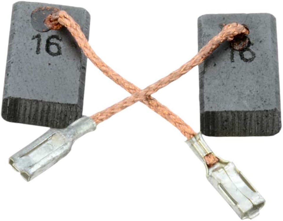 Koolborstels voor Bosch PWS 10-125 CE slijper - 5x10x16mm - 2.0x3.9x6.3 - Met Automatische Stop