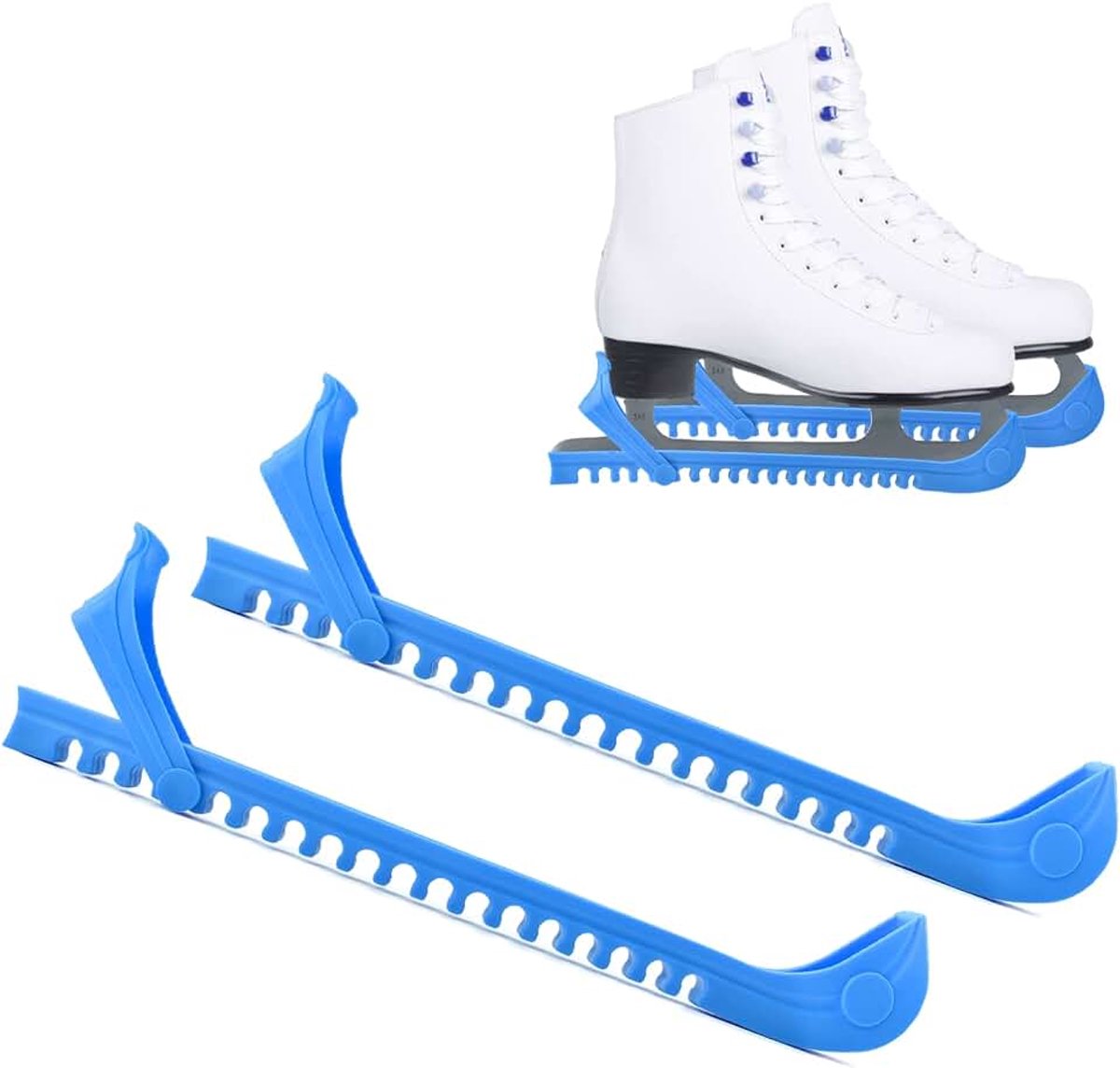 Schaatsbeschermers, schaatsbeschermers, schaatsbeschermers, 1 paar | Verstelbare Skate Guards voor hockey of kunstschaatsen