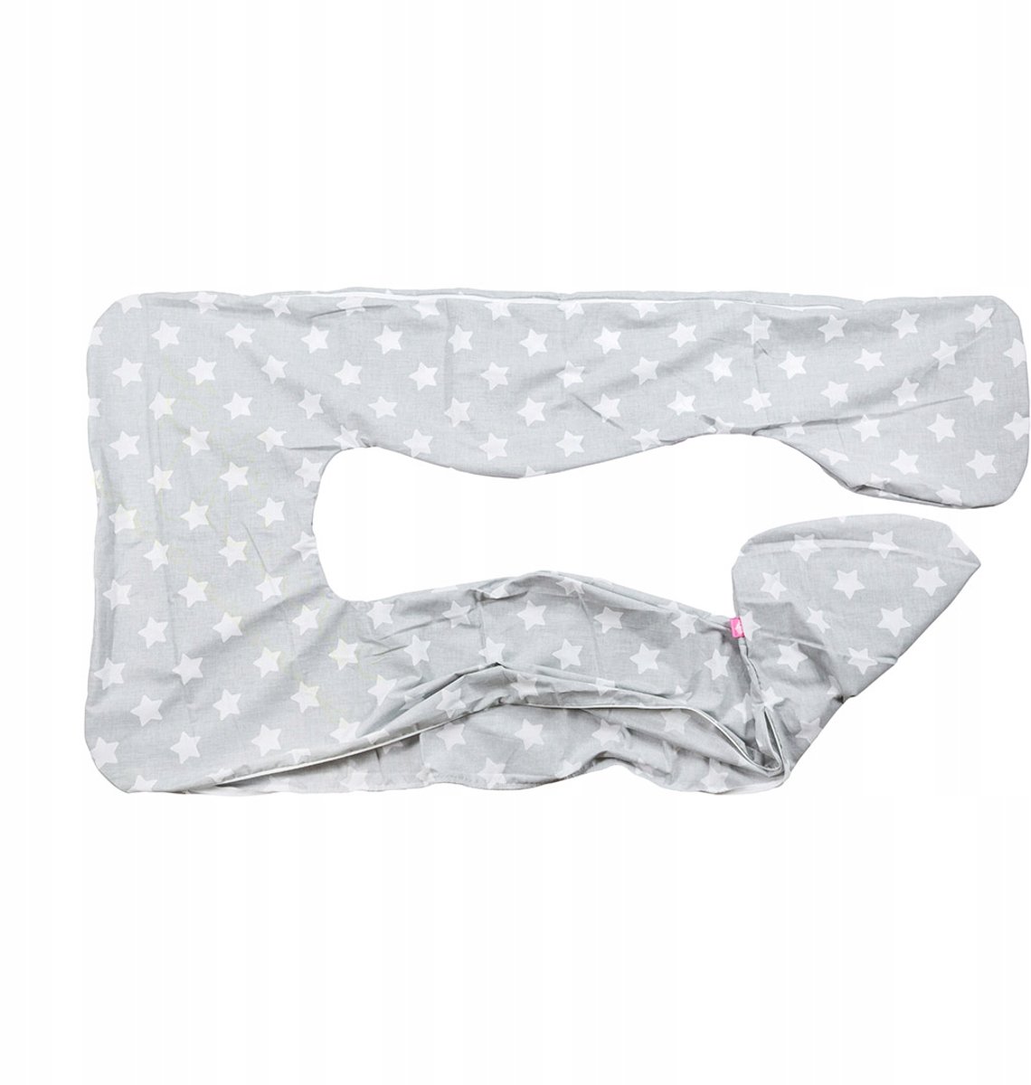 BabyUniverse Hoes voor U-vormige zwangerschapskussen - Grijs Peperkoek