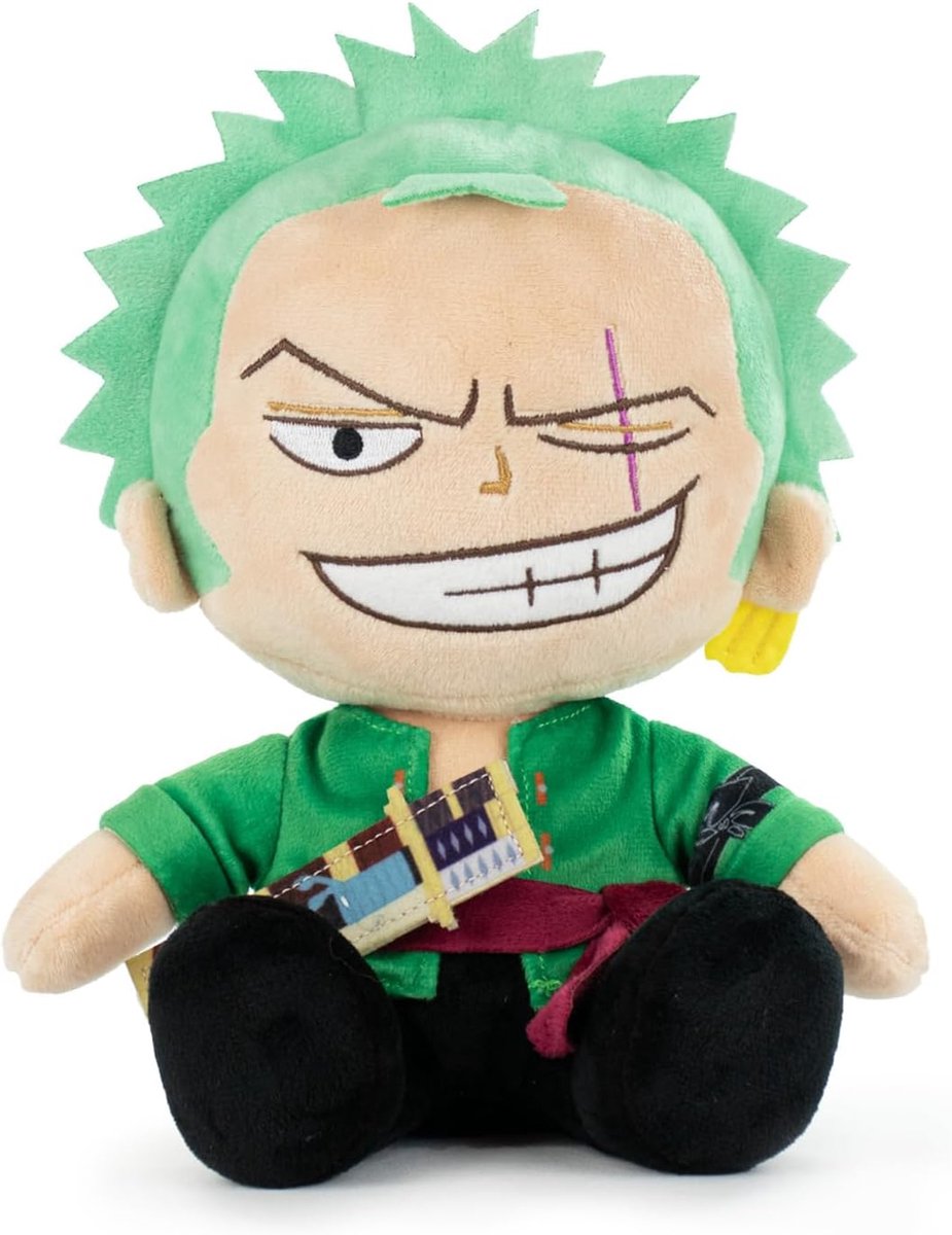 - Pluche dier One Piece Impulse - Ruffy, Sanji, Zorro, Chopper - 22 cm - 16002551 (Zorro)