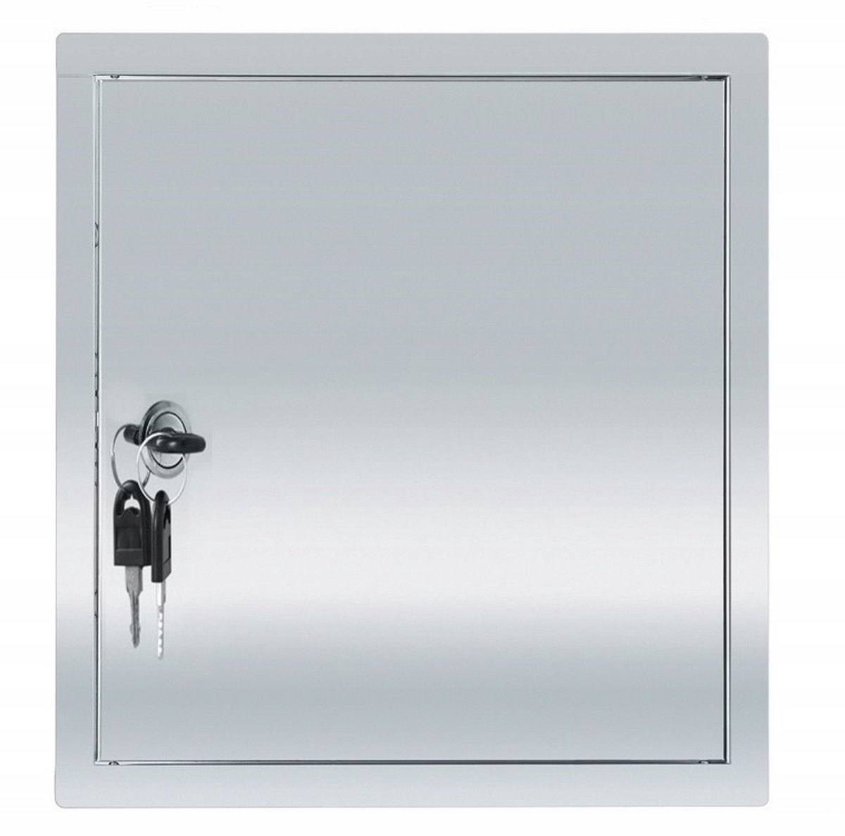 RVS Inspectie Luik 60x60cm met Slot - Roestvrij Staal