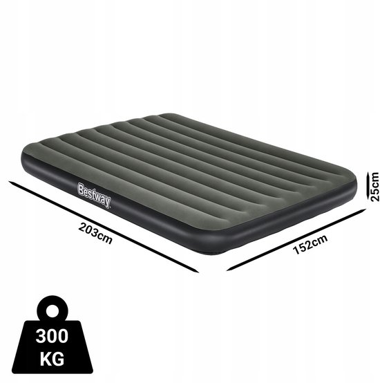 Bestway 2-persoons luchtbed 203x152x25cm TriTech, 300kg belastbaar van Bestway — afbeelding 5