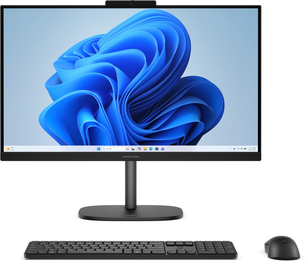 HP OmniStudio AiO 24-cv0050nd PC NLSgl AMD Ryzen™ 5 220 - 23.8" 1920 x 1080 - 8 GB DDR5 - 512 GB SSD - Windows 11 Home - Wi-Fi 6 (802.11ax) - Zwart