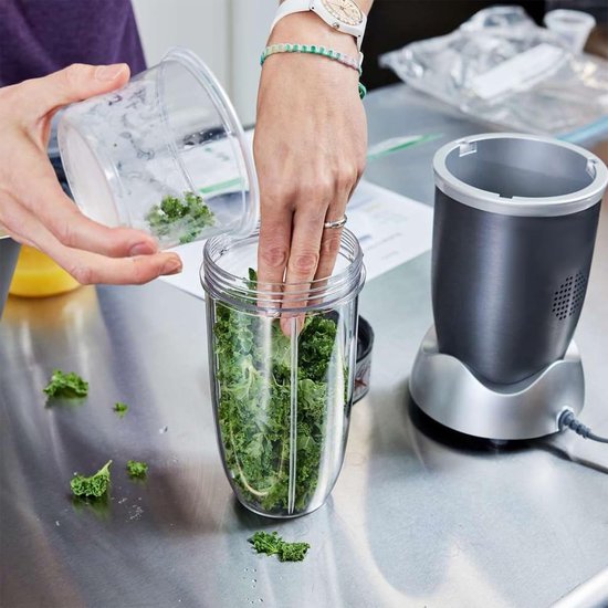 Vervangende Blender Bekers - Reservebekers Blender - Smoothies Maken - Lekvrije Afdichting - 24oz - Transparant — afbeelding 3