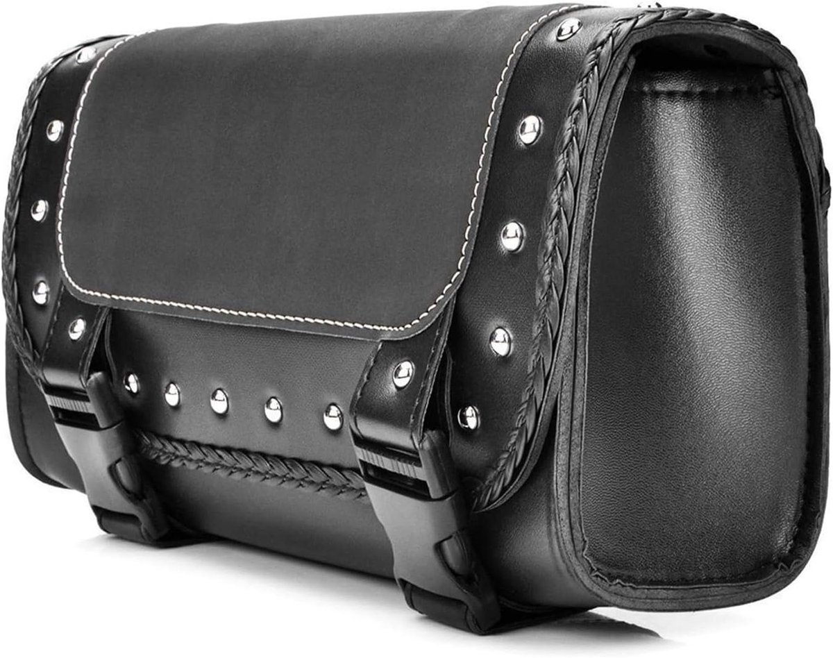 Motorfiets Zadeltassen - Bagage Tassen - Reizen Op Motor - Krasbestendig Materiaal - 32x11x17cm - Zwart