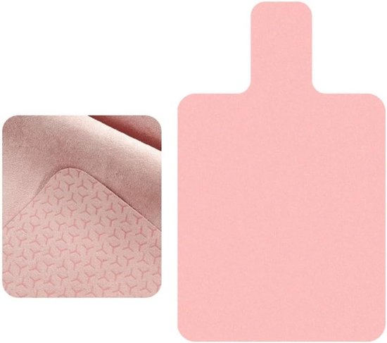 Pilates Reformer Mat - Fitness Handdoek - Sporten Binnen - Anti-Slip Siliconen Basis - 996 x 61 cm - Roze van Pilates Reformer Mat — afbeelding 4