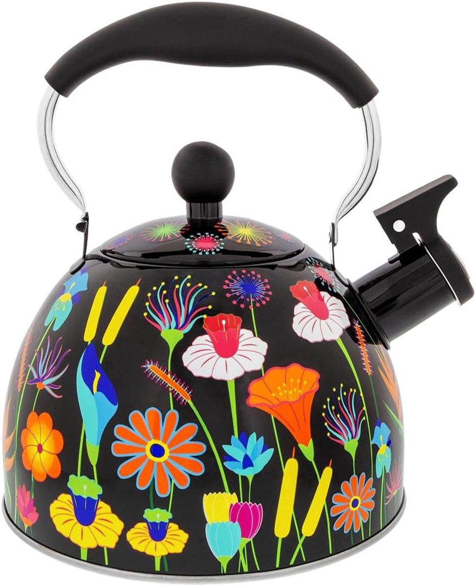 Waterkoker - Theepot Koken - Snel Water Koken - Met Fluitje - 18 Liter - Tuin Bloemen