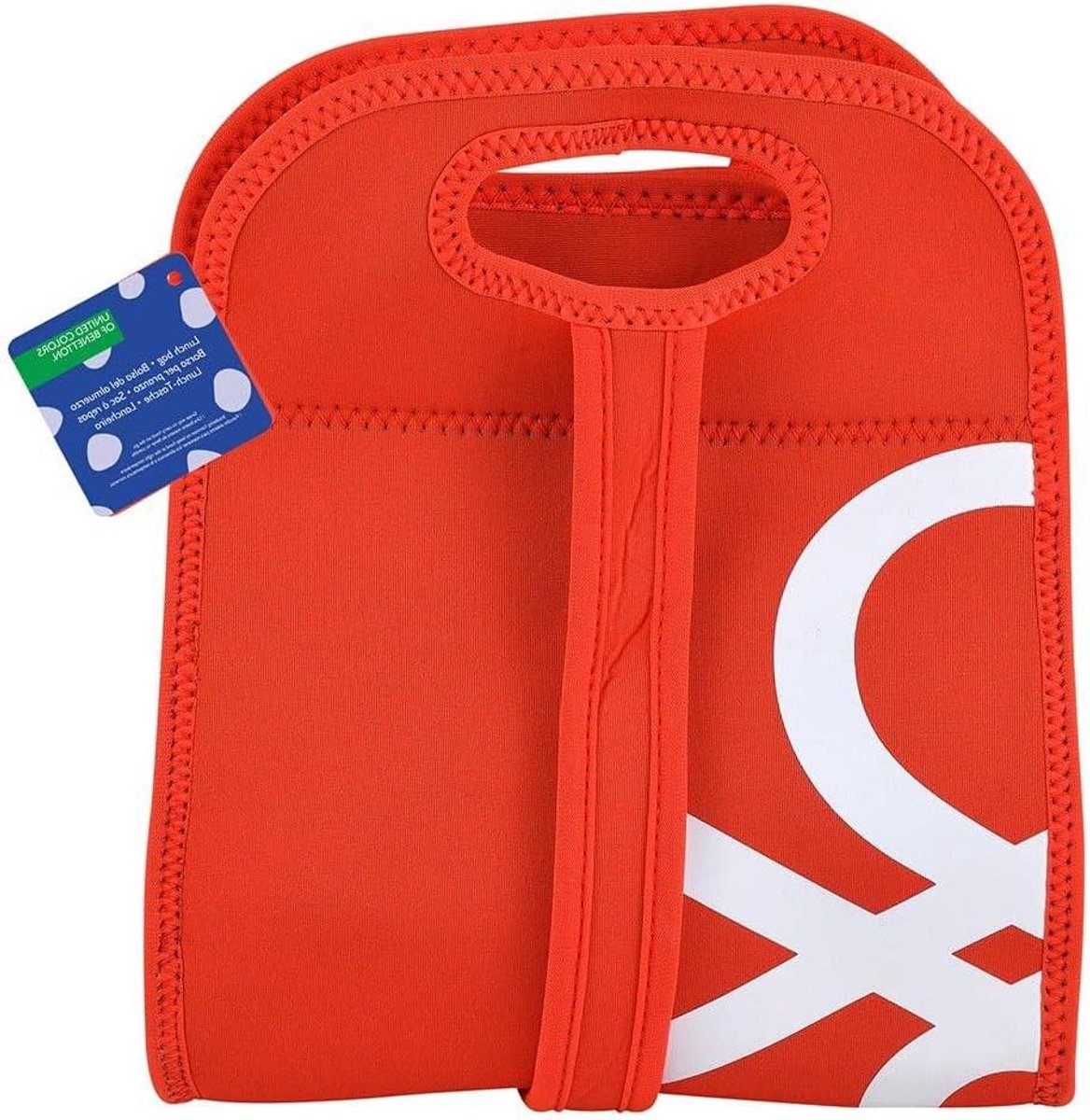 Koeltas Neopreen - Lunchtas Picknicktas - Eten Koel Houden - Met Handgreep - 225 x 14 x 27 cm - Rood