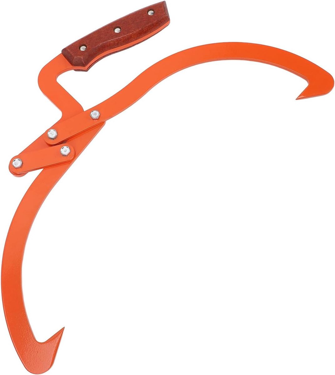 Log Tang - Houtgrijper Tang - Stammen Verplaatsen - Krachtige Klauwhaken - 35 cm Opening - Zwart