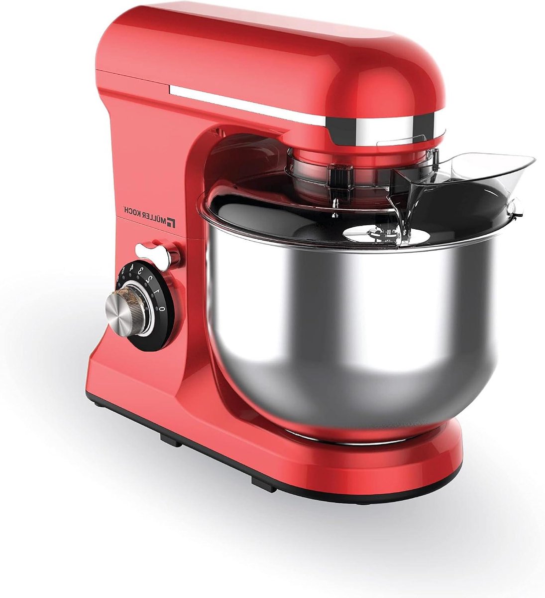Keukenmachine - Mixer - Deeg Kneden - 8 Snelheden - 7 Liter Kom - Rood
