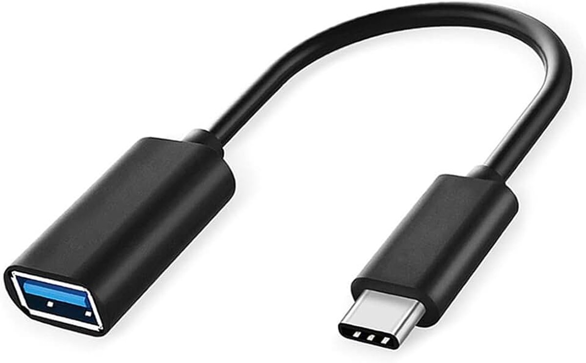 USB C naar USB Adapter, Type C naar USB Adapter kabel, Type C OTG kabel | Compatibel met iPhone 17/16/15 Pro Max, iPad Pro, MacBook Pro/Air, Samsung Galaxy S25/S24/S23/S22/S21, Google Pixel