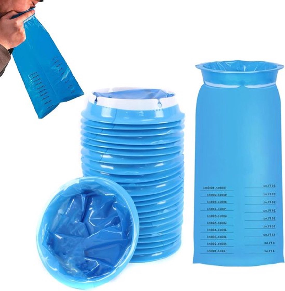 Wegwerp Barf Zakken met Unieke Kenmerken - 20-Pack Perfect Voor Taxi's en Autoserviceproviders