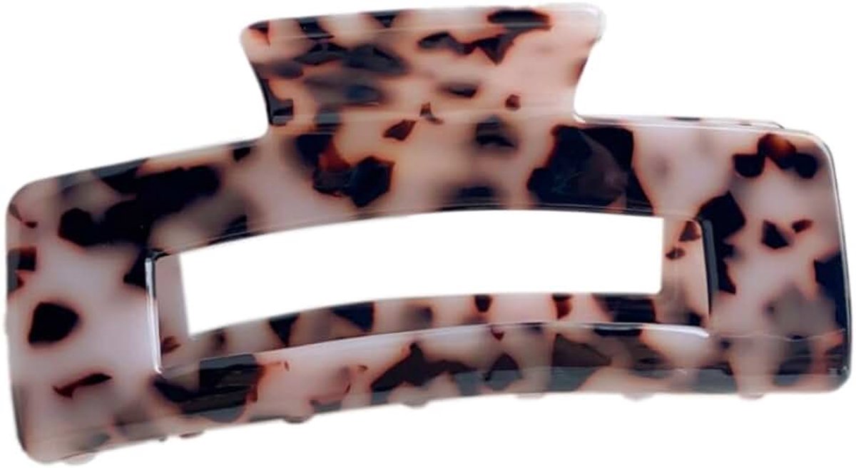 Haarspelden grote acetaat haarklauwclip, haarspelden voor dik haar, antislip haarclips, hoofddeksel, haarstyling-accessoires voor vrouwen en meisjes, grijs B